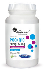 PQQ 20 mg + Q 10 50mg 60k aliness